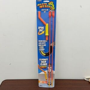 Drain Weasel Hair Clog Remover - Bright Orange